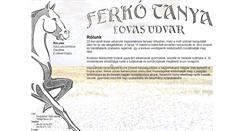 Desktop Screenshot of ferkotanya.hu