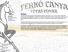 Tablet Screenshot of ferkotanya.hu